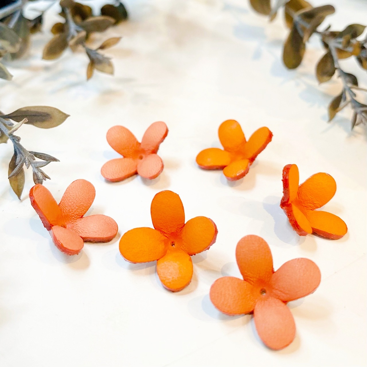 【アウトレット】ライラック(ピンなしタイプ）オレンジ6個セット - 1