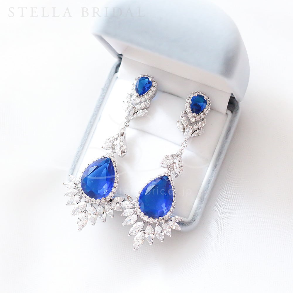 キュービックジルコニア ウェディングピアス&イヤリング ルミエール |ウェディングアクセサリー