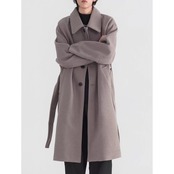 ドロップショルダー オーバーサイズコート af0405