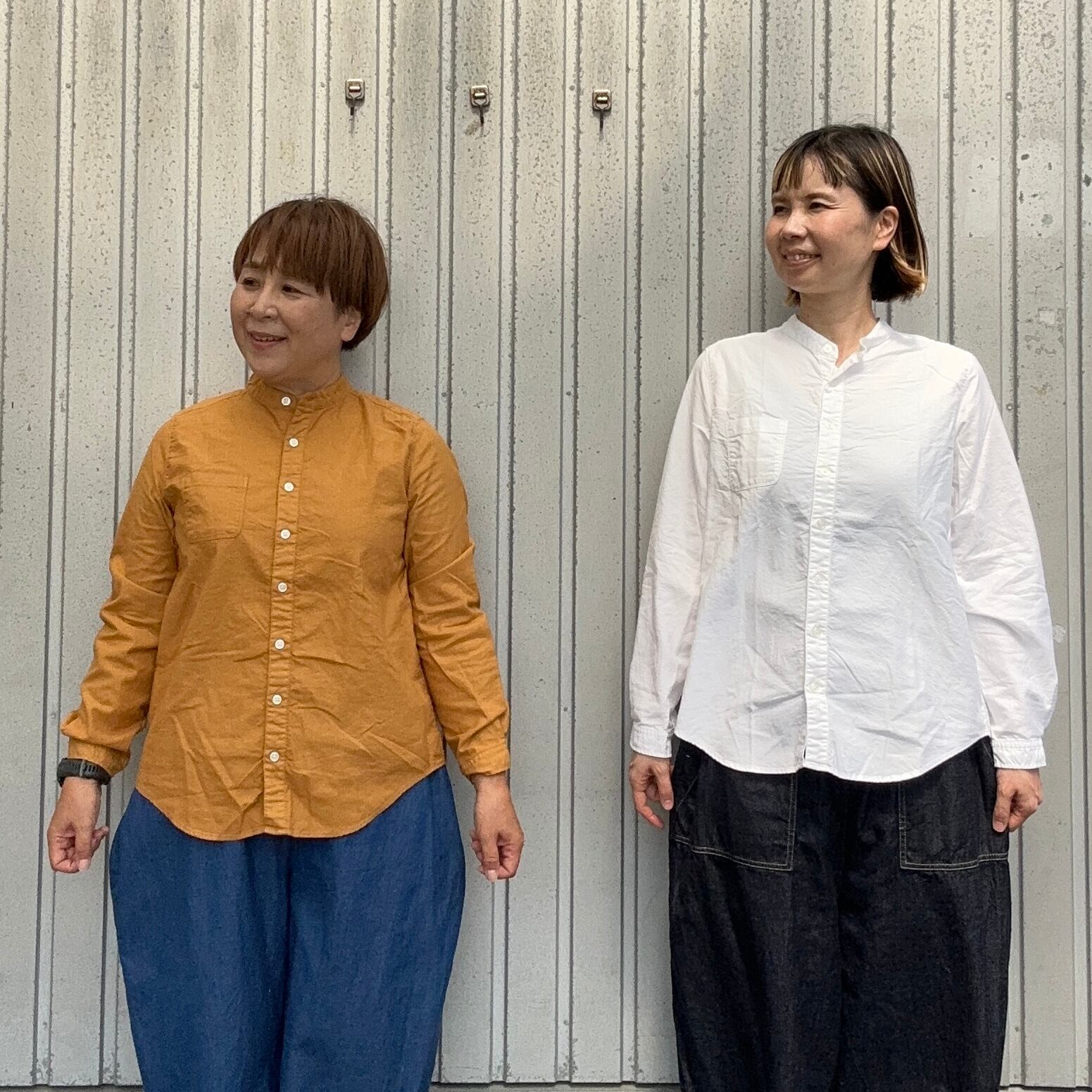 製品染め オックス スタンドカラー シャツ/ sunvalley/SKT005000 | WACKY