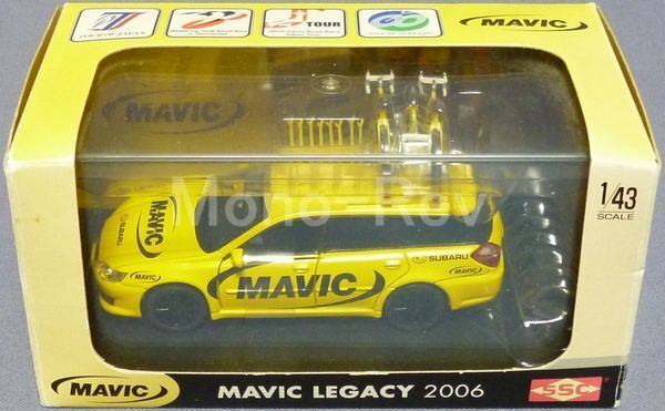 エムテック スバル レガシィ MAVIC サポートカー 2006 (BP5) 絶版ミニカーショップ モノ レブ BASE店
