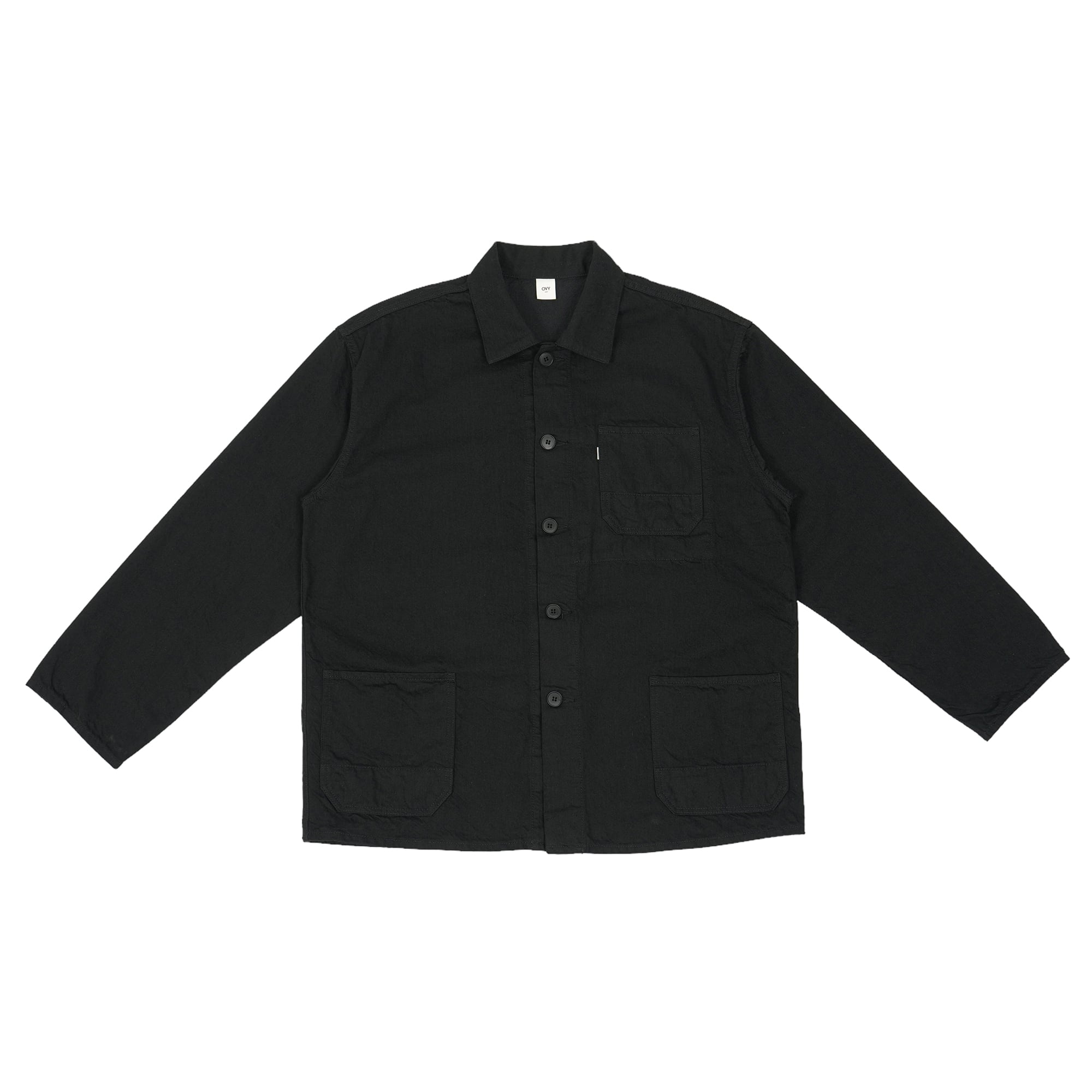 OVY Euro Work Black Denim Jacket size L