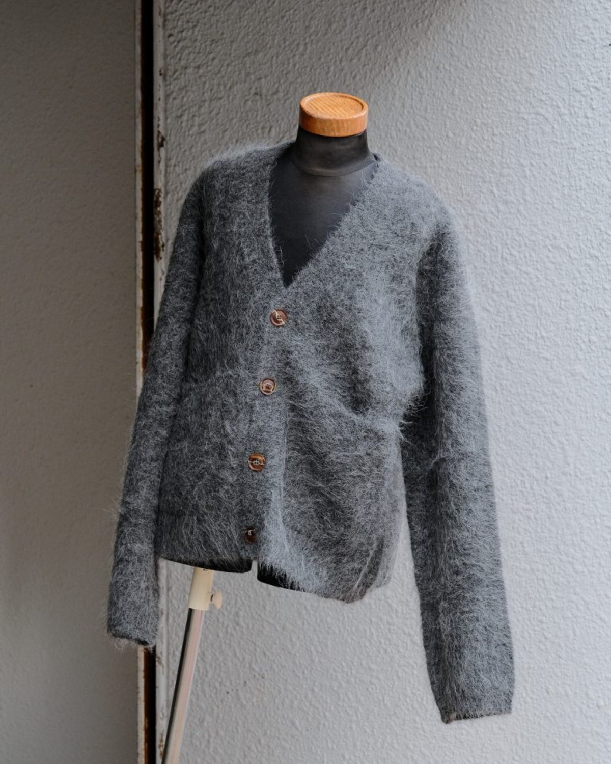 Sefr］LEE CARDIGAN “GREY MELANGE” | ICONS