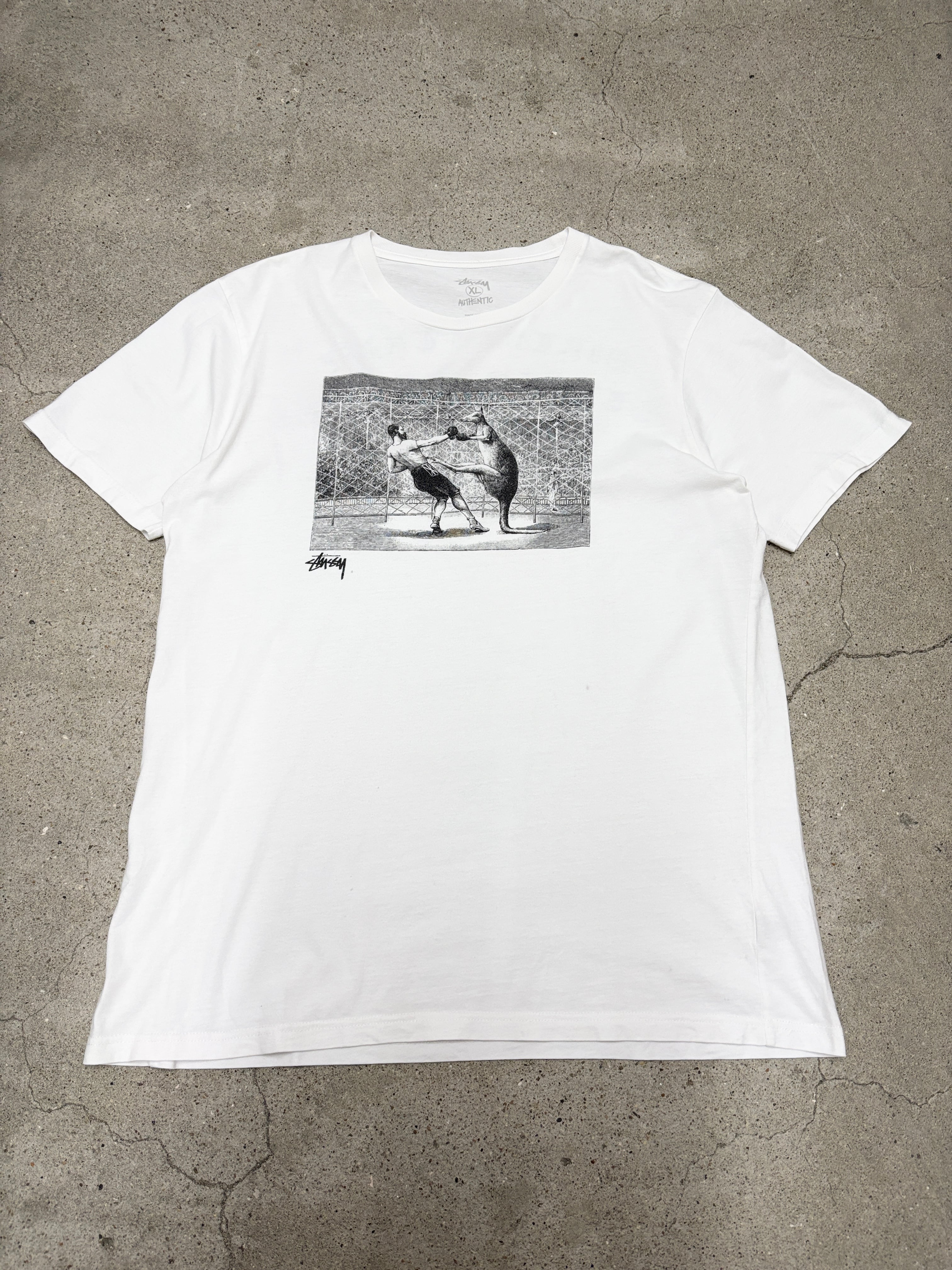 10s STUSSY × HUF/30th Anniversary Tee/XL/30周年記念Tシャツ