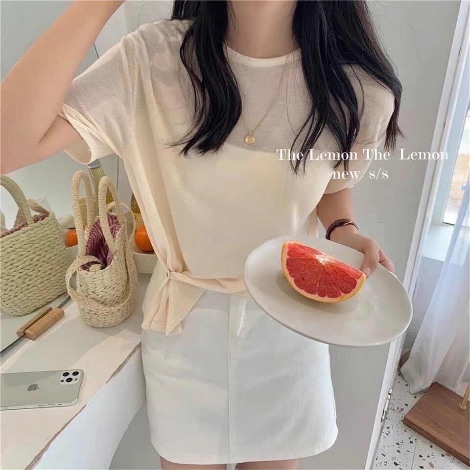 カシュクールオーバーTシャツ　AJ111-9008