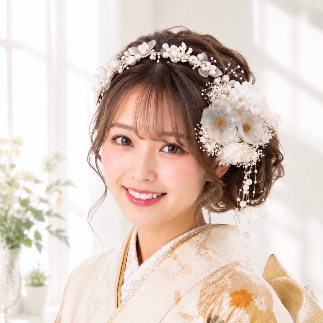 Silver シルバー | Lomeri (ロメリ) お花のヘアアクセサリー専門店
