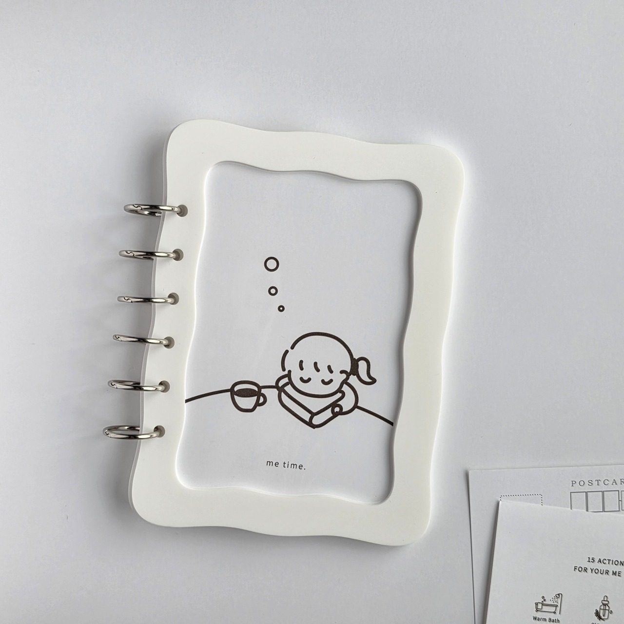 post card size Acrylic Binder / Soy Milk