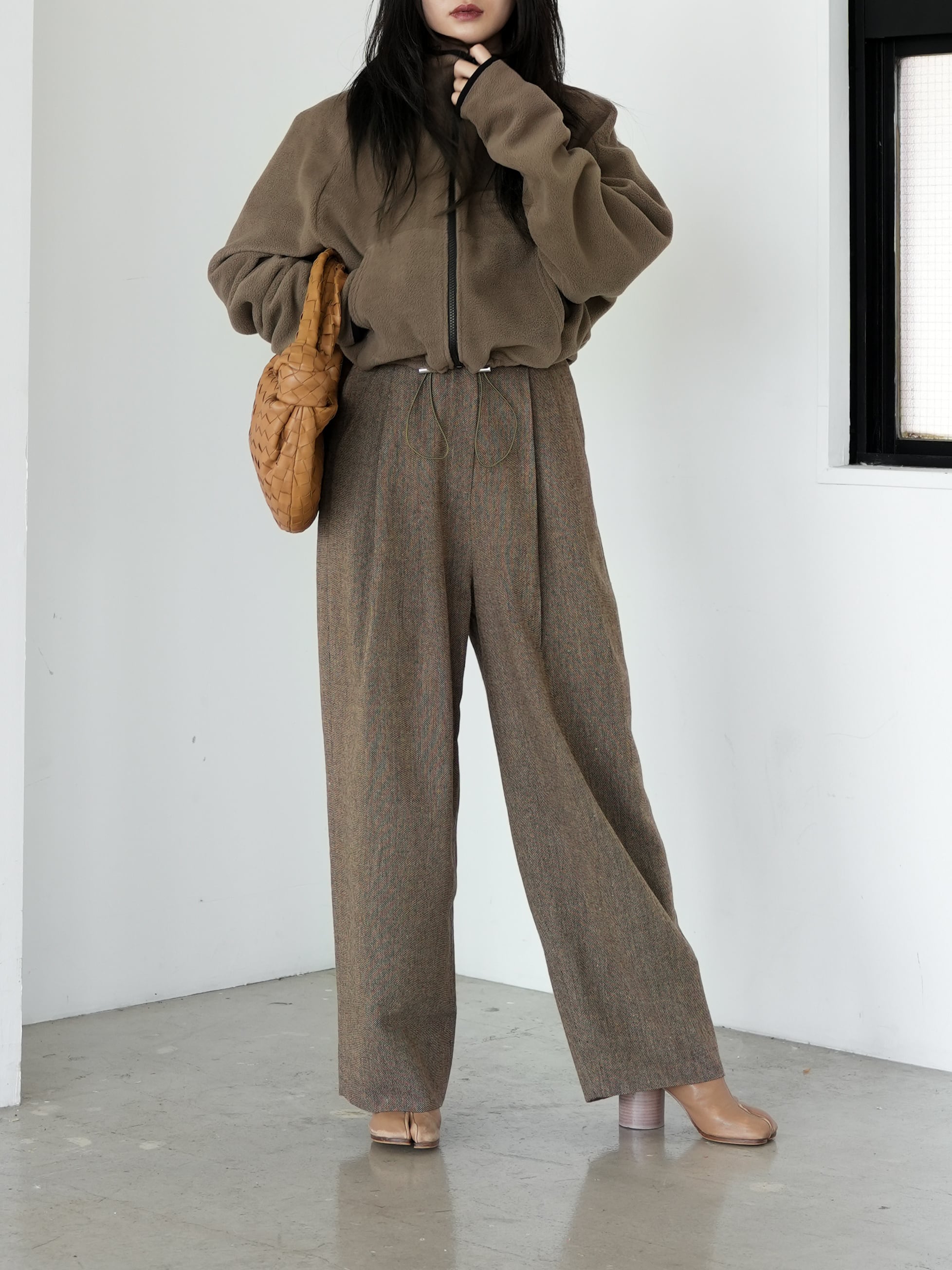 cropped full zip fleece | Katrin TOKYO