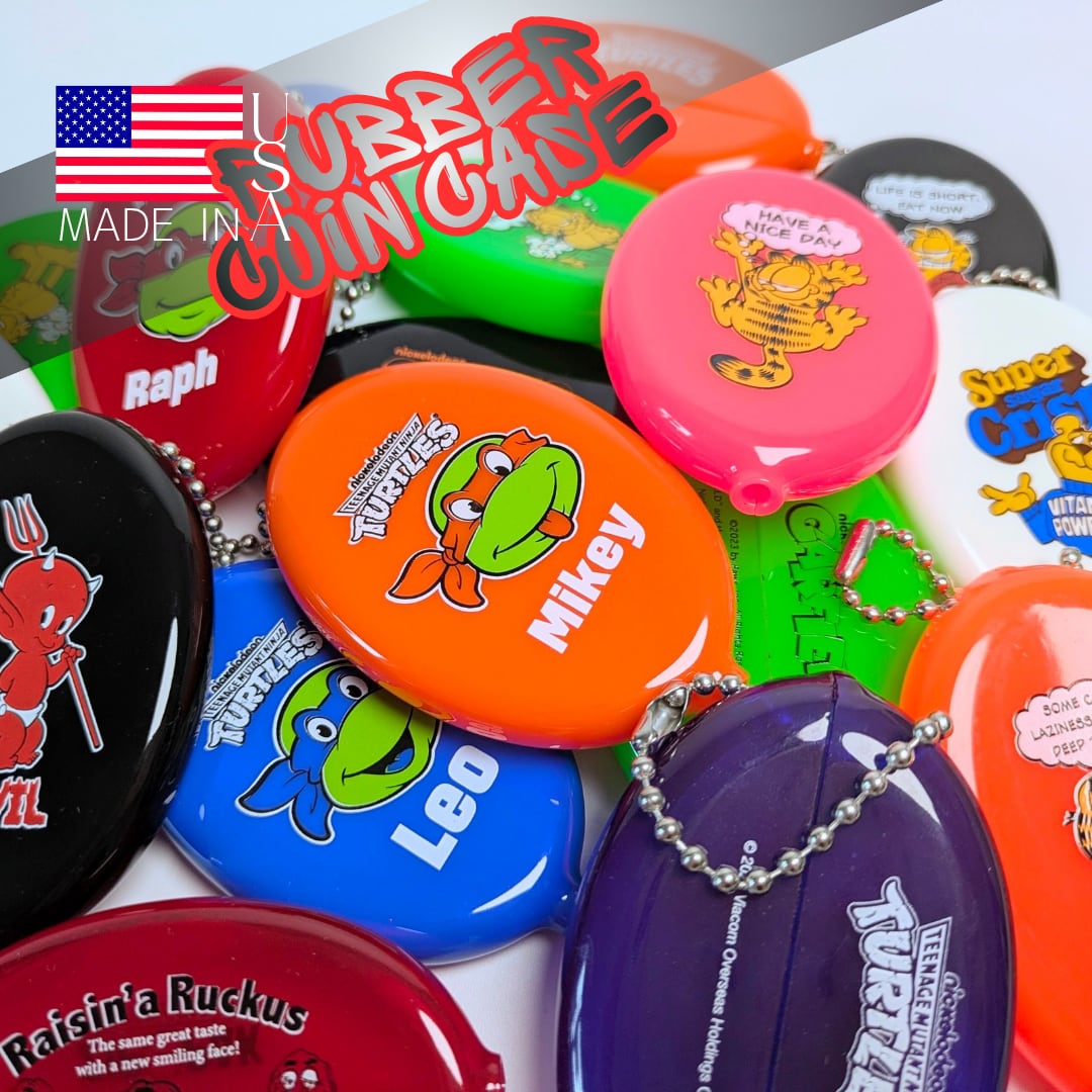 【 Rubber COIN CASE ( ラバーコインケース ) 】 Made in USA〚アメリカン雑貨 アメトイ〛