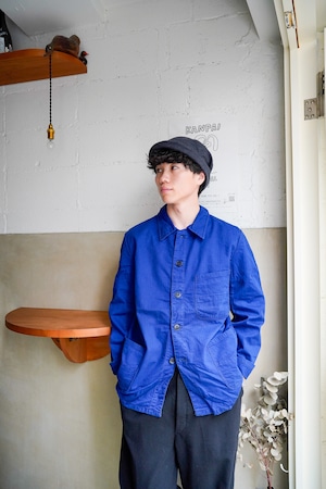 【1970s】"Kempel" Cotton Herringbone German Work JKT / 6-271
