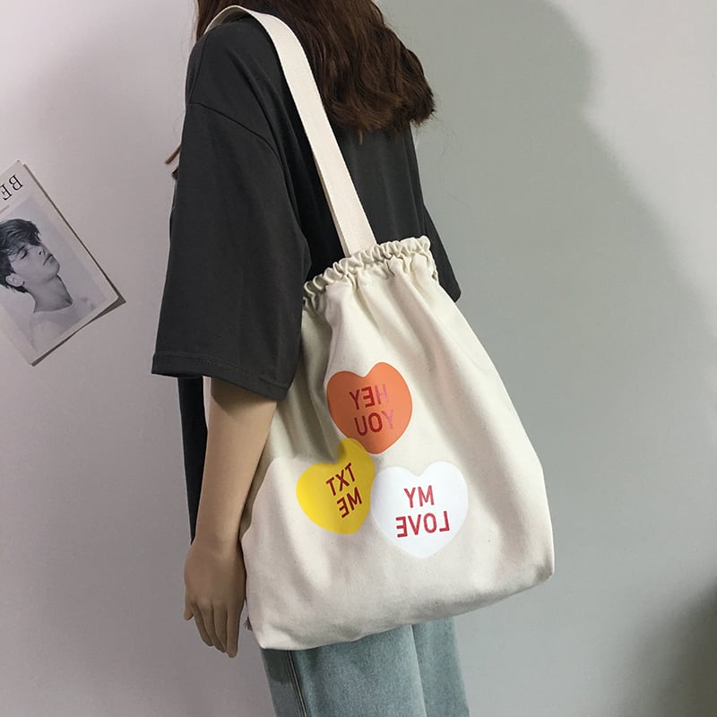 ≡新品 原宿系トートバッグ 巾着タイプ ≡セカンド ボストン