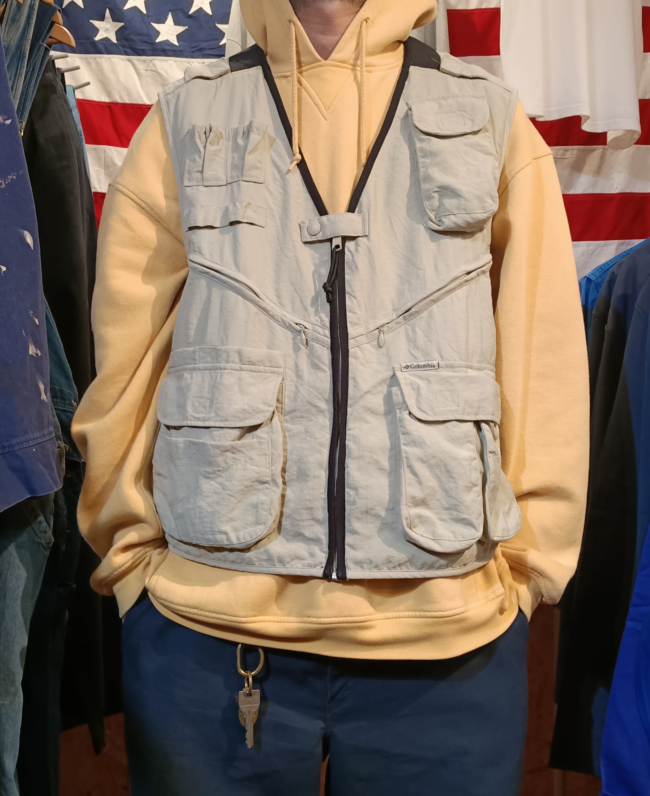Used ベスト◆L Columbia GRT フィッシングベスト ◆USA古着 ヴィンテージ