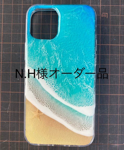 オーシャンレジンスマホケース