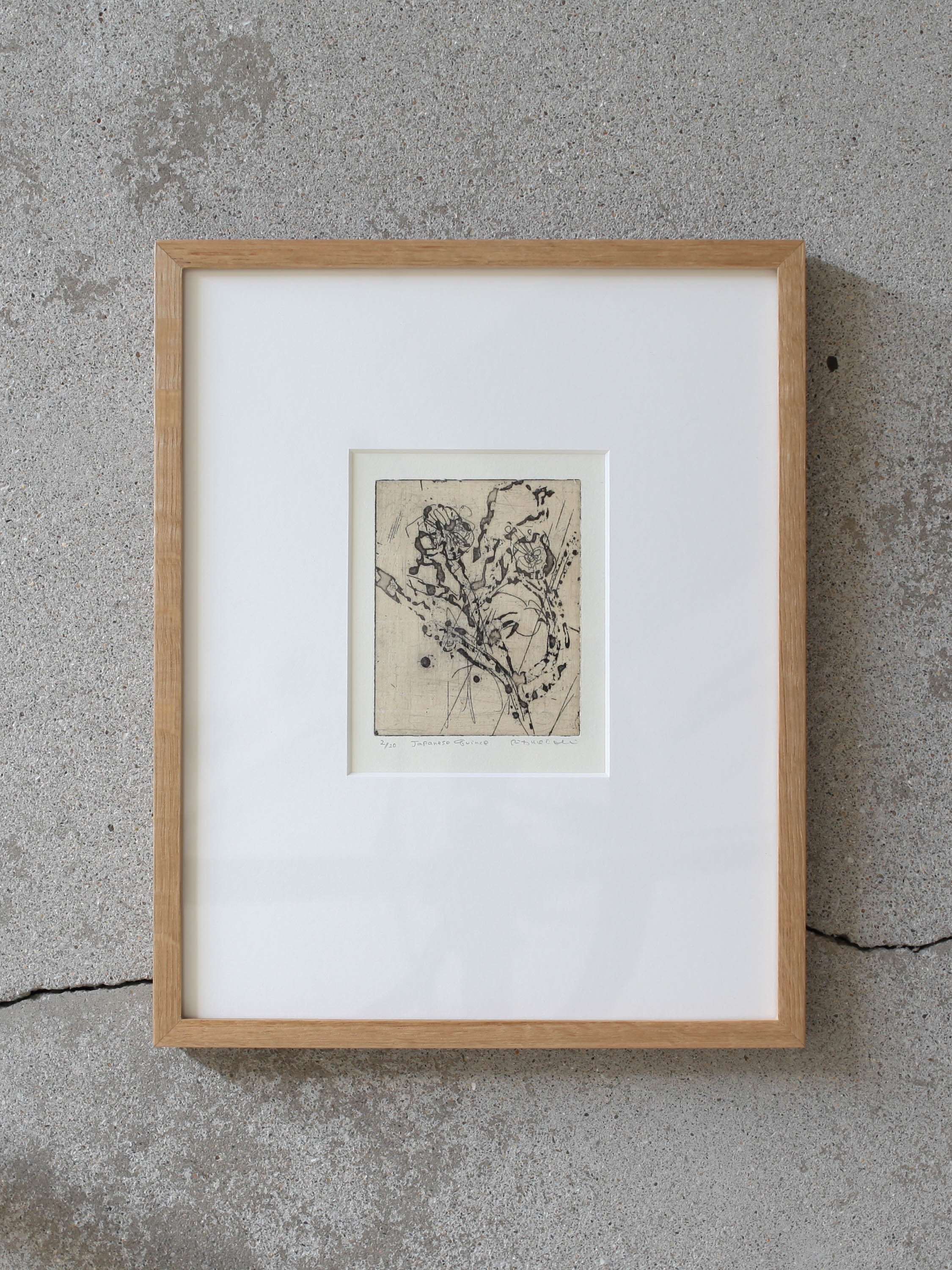 尾関立子 Ritsuko Ozeki|Japanese quince ボケ(2種)