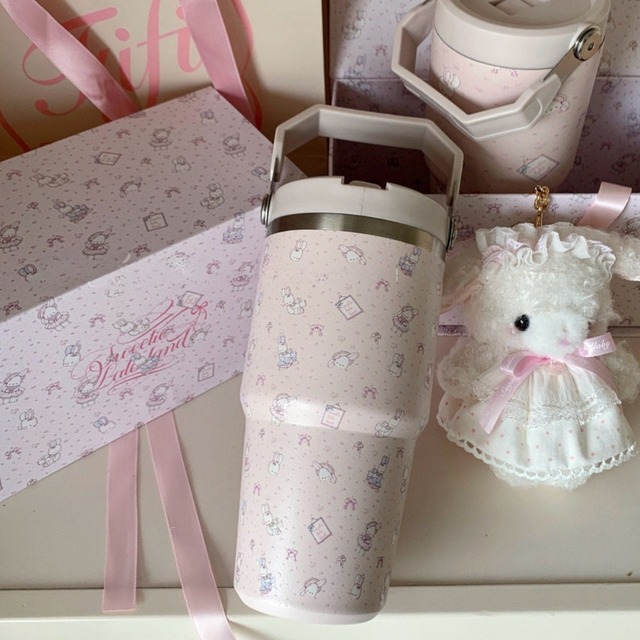 Rabbit Print Insulated Mug Gift Box(ME061)