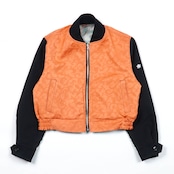 【BJK-L018】再構築リバーシブル着物ボンバー KIMONO REVERSIBLE BOMBER JACKET