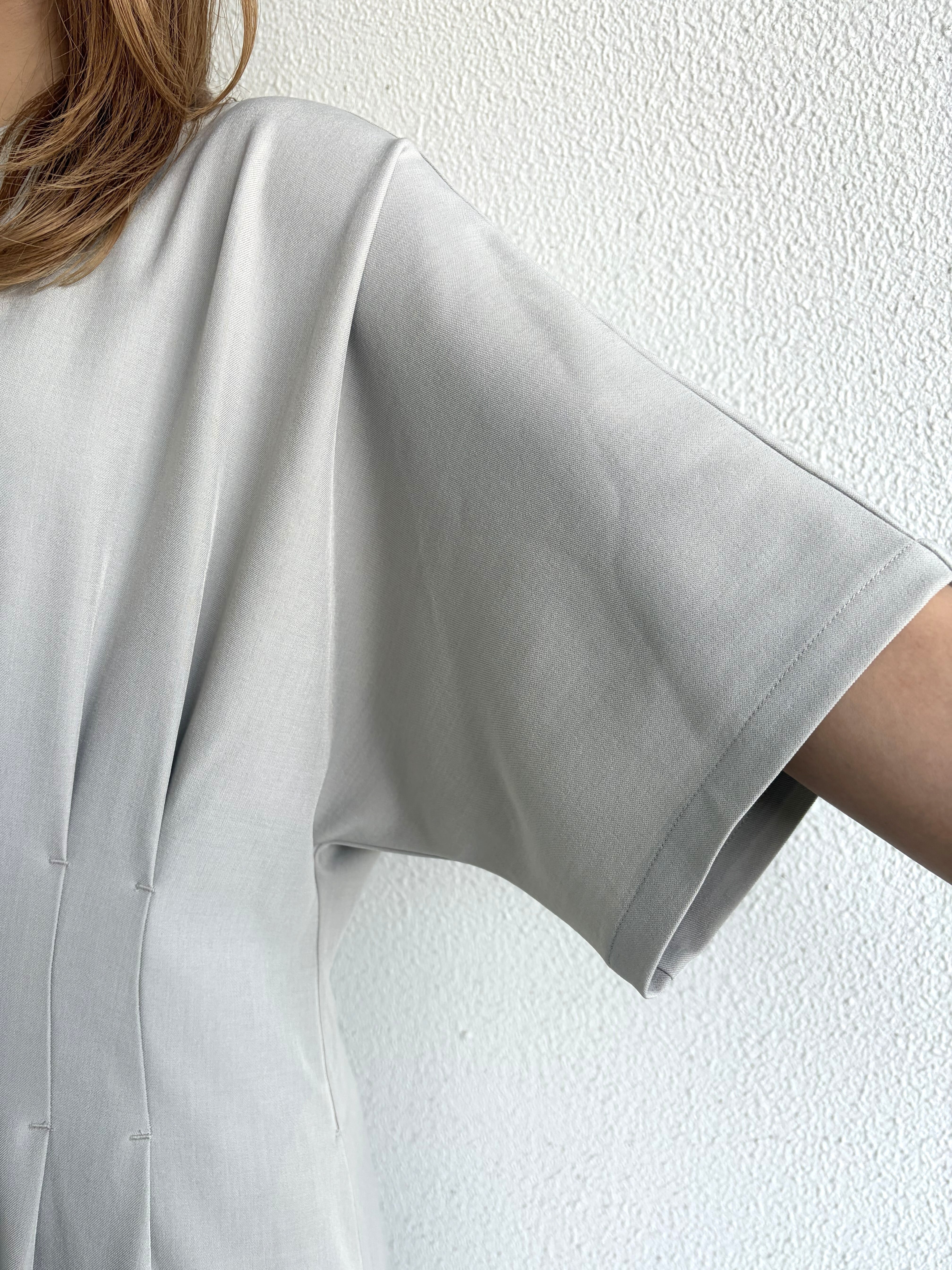 9286KT】麻調合繊タックワンピース（9101-64012） | 9286 Fashion Lab