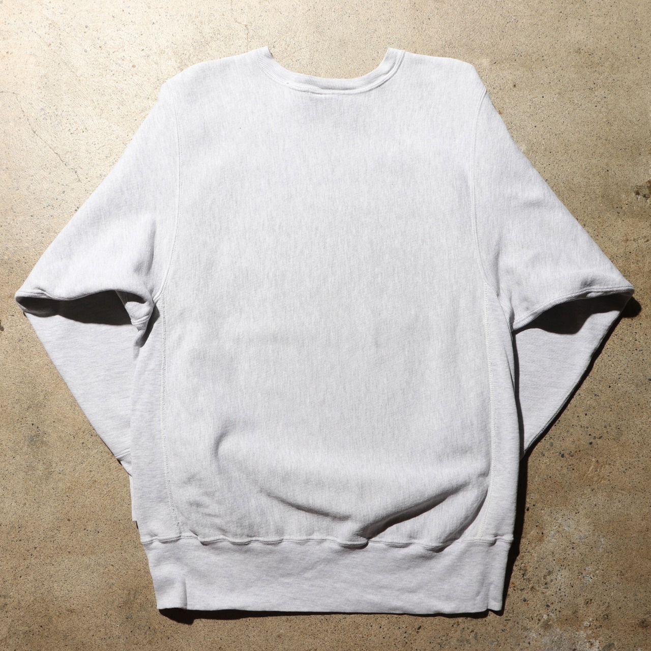 XL 目無し グレー 90s 無地 リバースウィーブ チャンピオン スウェット Reverse weave champion