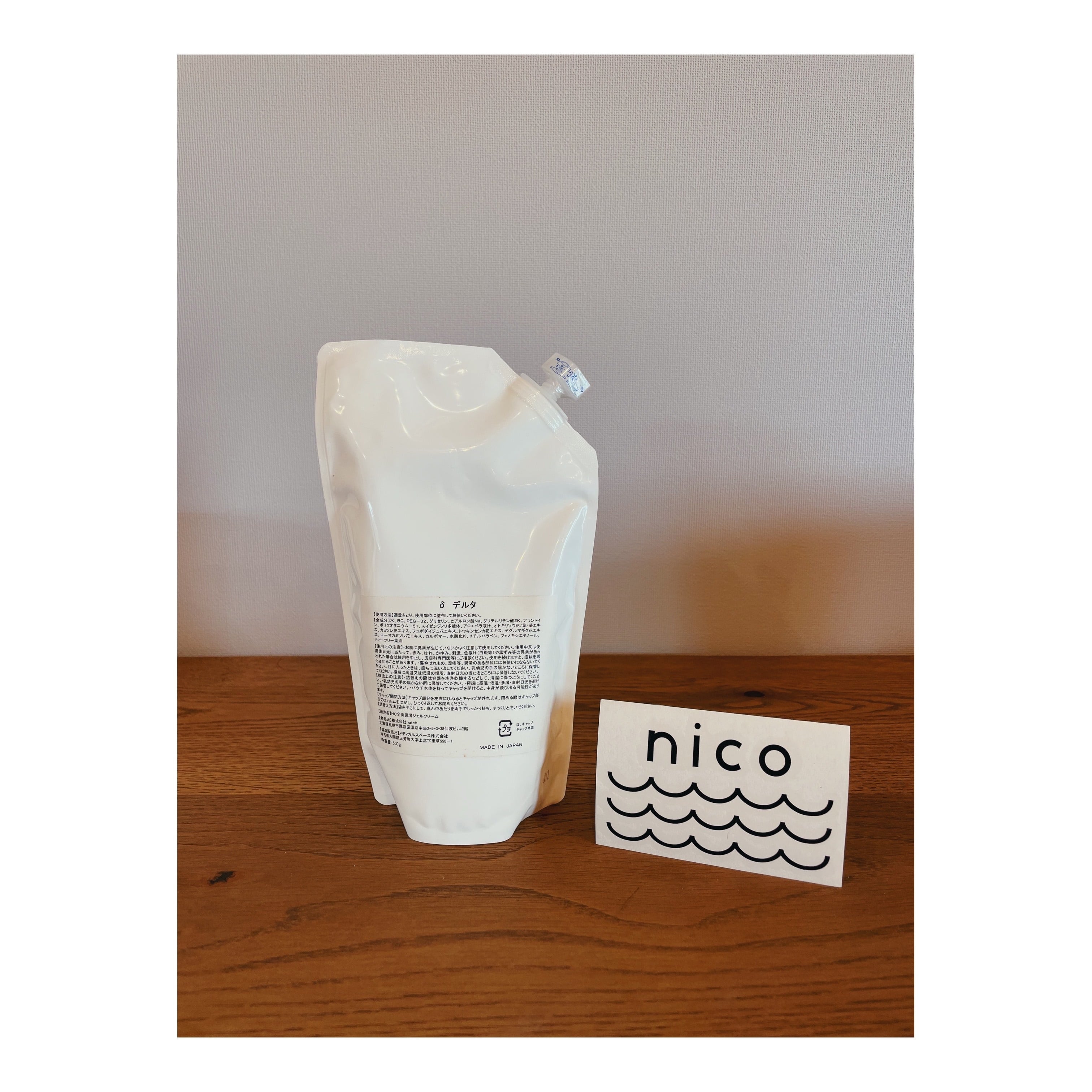 速乾保湿ジェル】デルタ δ 500g | nico＊shop