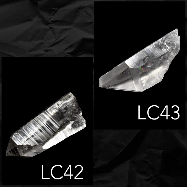 《虹入り》レムリアンシード クリスタル ポイント 1個売り ブラジル産 LC42-43