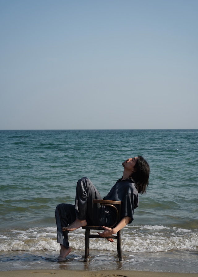 SASAKI SATORU 26SS single tuck wide trousers / Black