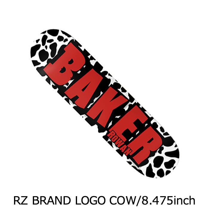 BAKER ベイカー デッキ RZ BRAND LOGO COW 8.475 inch / JC BRAND LOGO