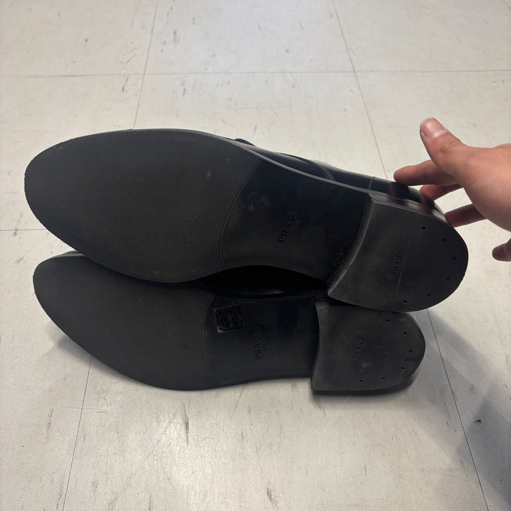 PRADA プラダ Brushed Spazzolato Leather Business Shoes レザー