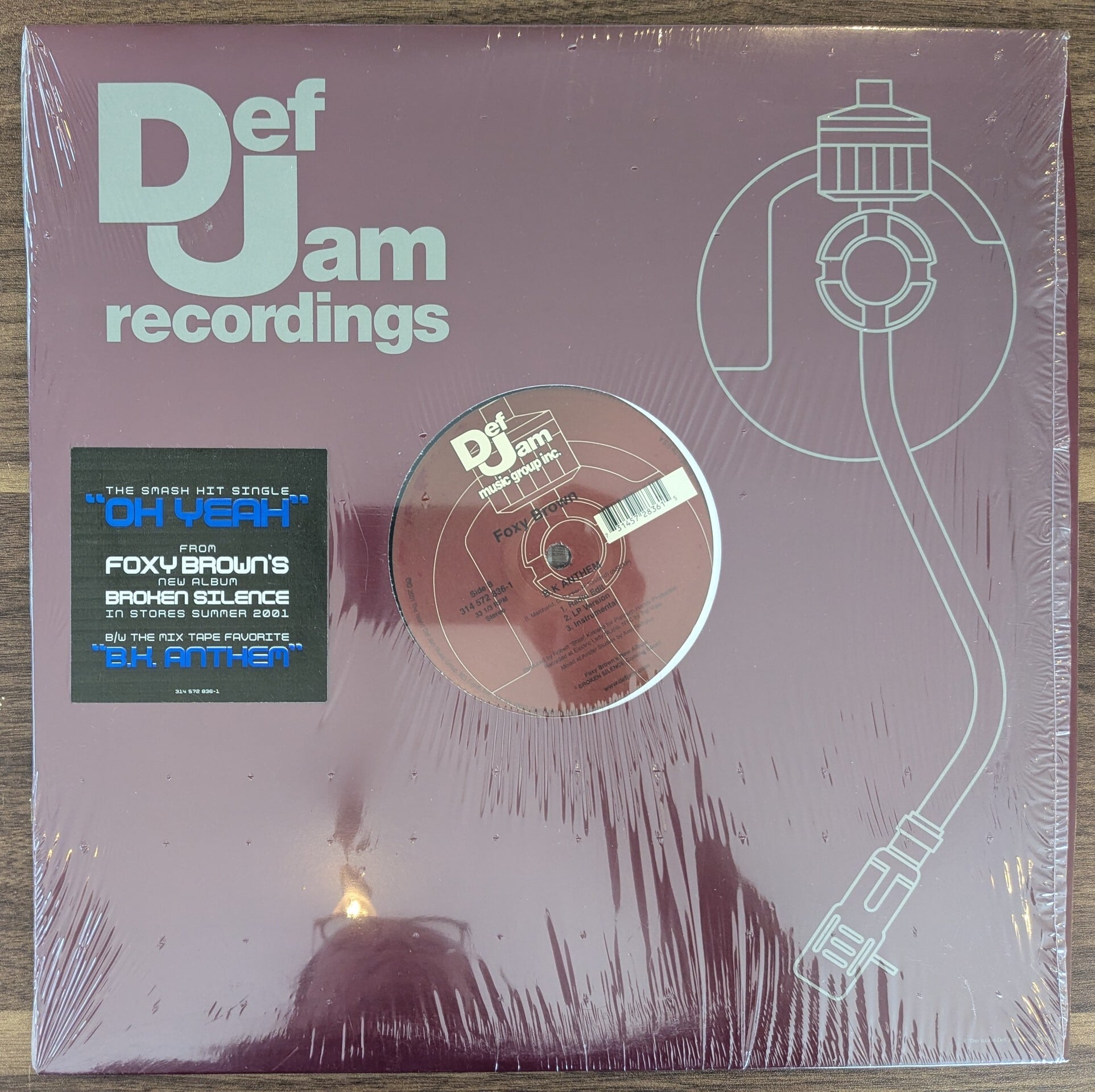 Foxy Brown「Oh Yeah / B.K. Anthem」:12inchレコード | 音とこだま