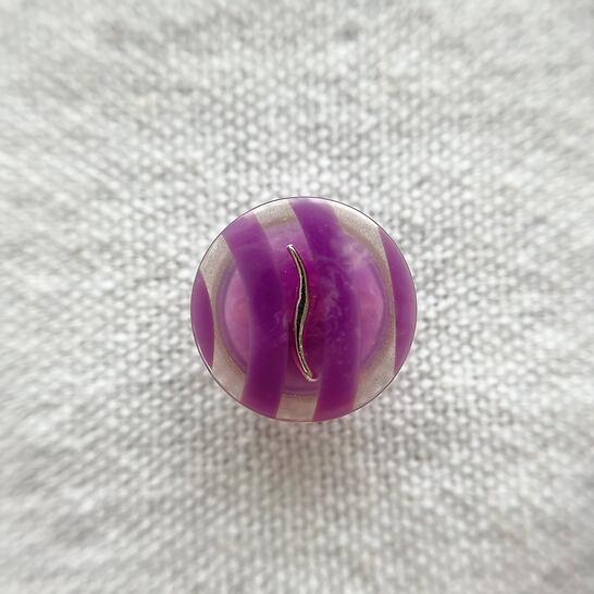 クリア×パープルカーブストライプ 15㎜