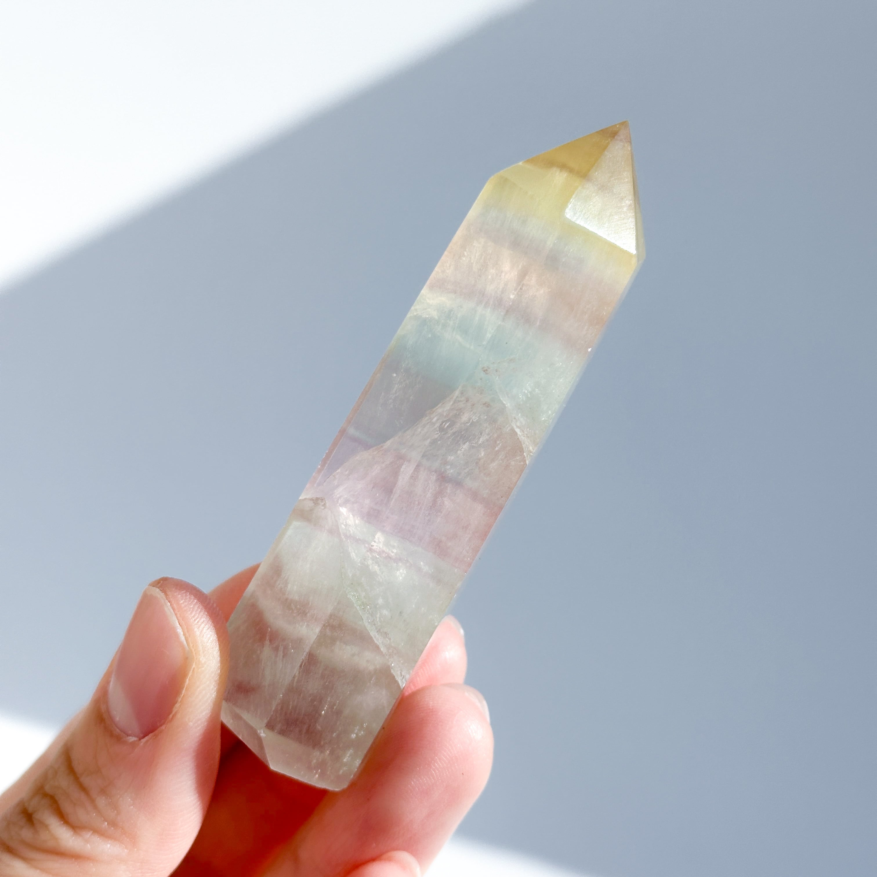 レインボーフローライト タワー03◇ Rainbow Fluorite ◇天然石・鉱物