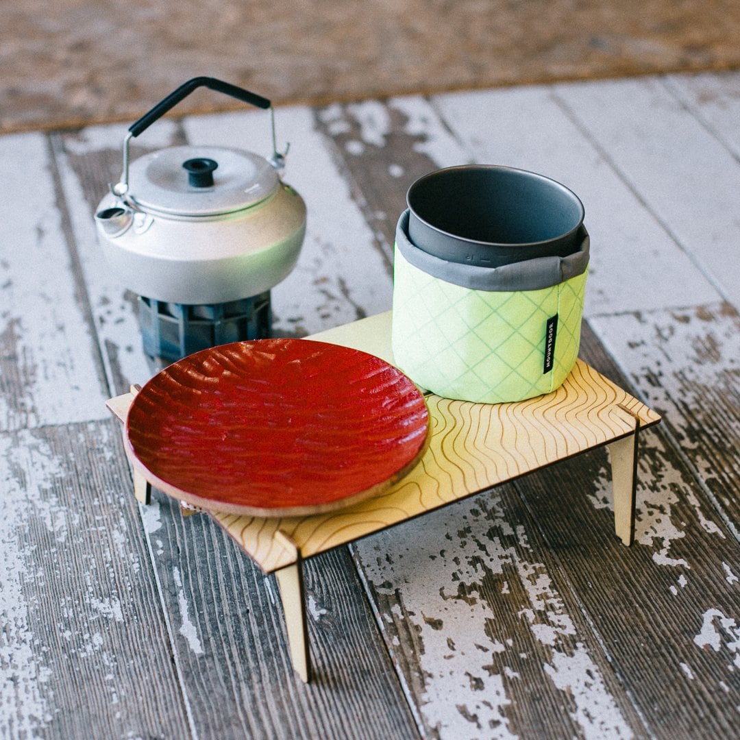 Akihiro Wood Works / Akihiro Plate Urushi Hybrid Red 165 木皿