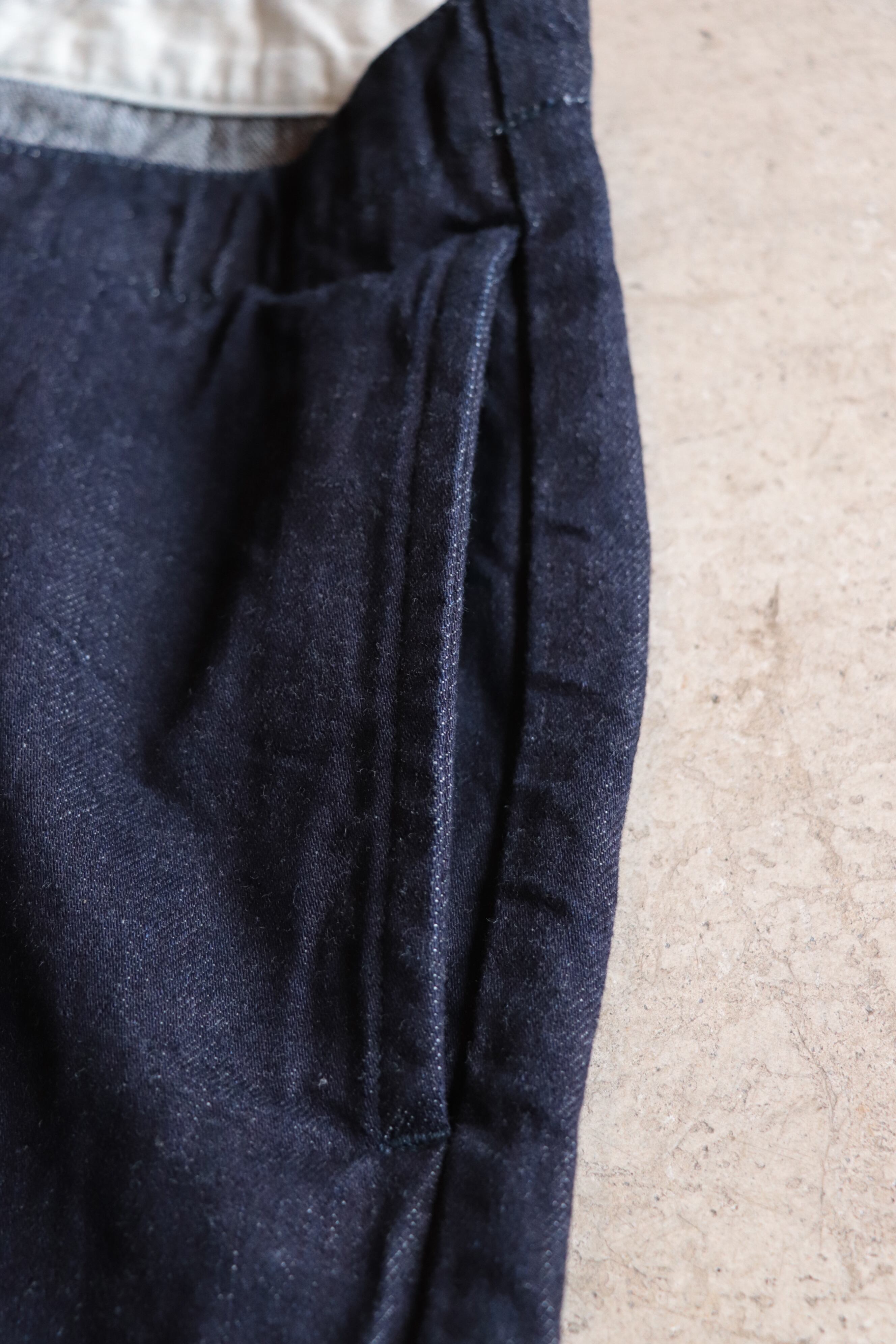 ANACHRONORM/アナクロノーム CINCHBACK DENIM EASY PANTS INDIGO ONE