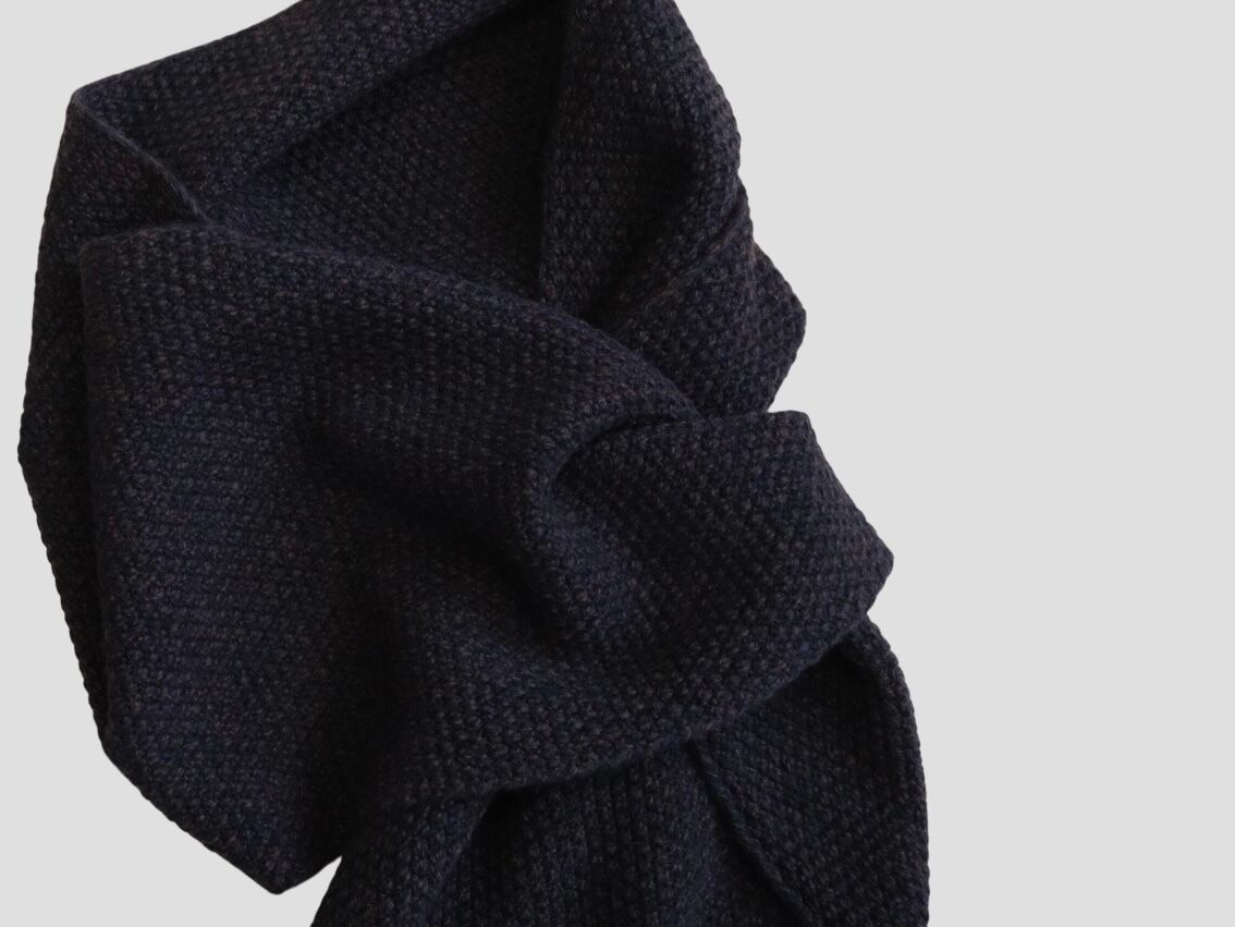 crepuscule”Wool Kanoko Muffler” | Lapel online store