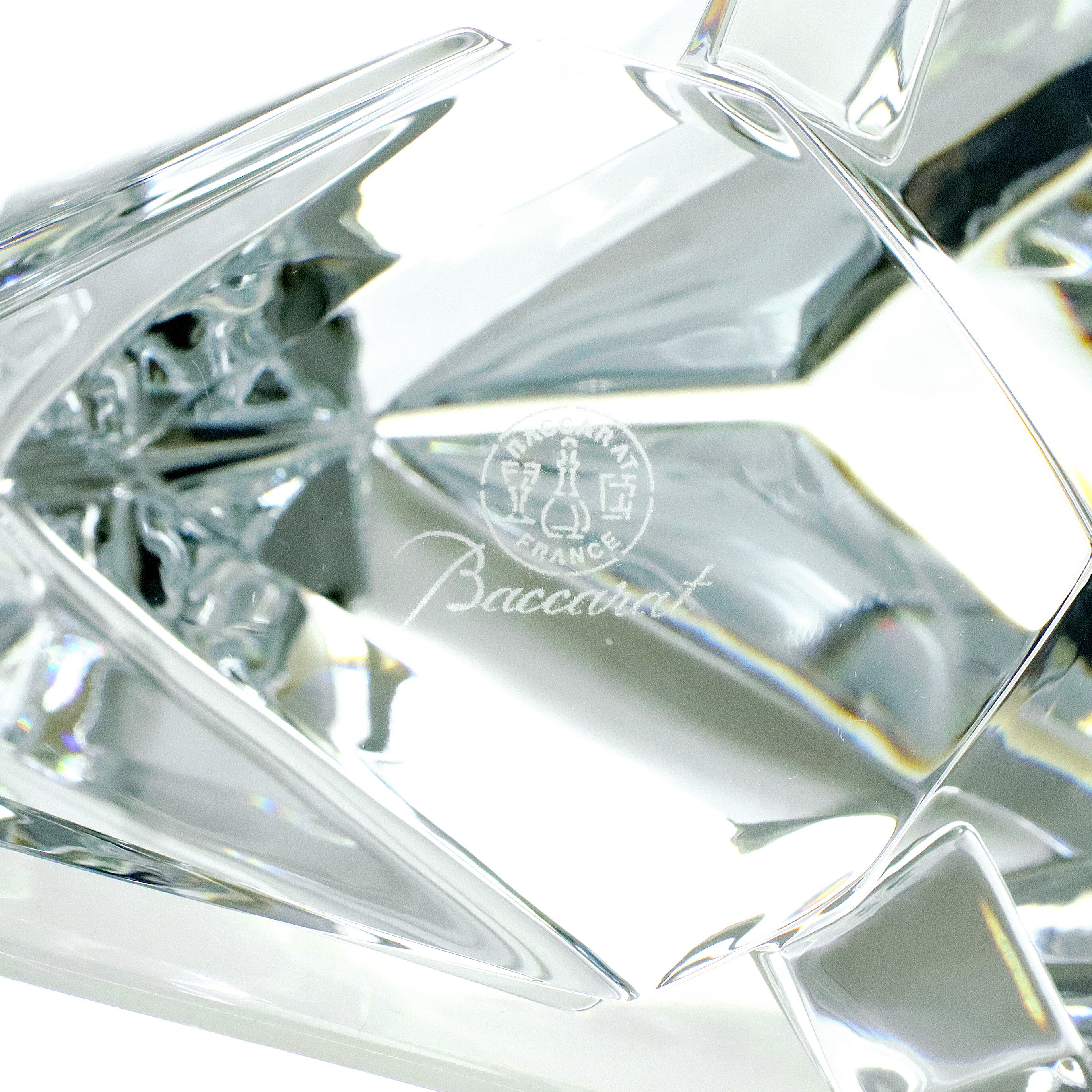 New BACCARAT バカラ 折り紙 オンドリ 1762749 クリスタルガラス