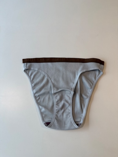 OVERNEATH/Briefs018 コットンリブ　LIGHT GREY
