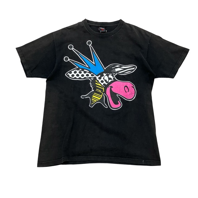④STUSSY GIRAFFE S/S TEE  BLACK L
