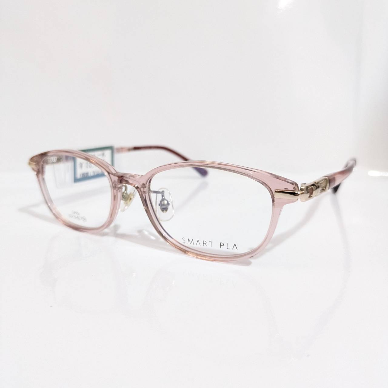 【SMART PLA】スクエアセルフレーム クリアピンク