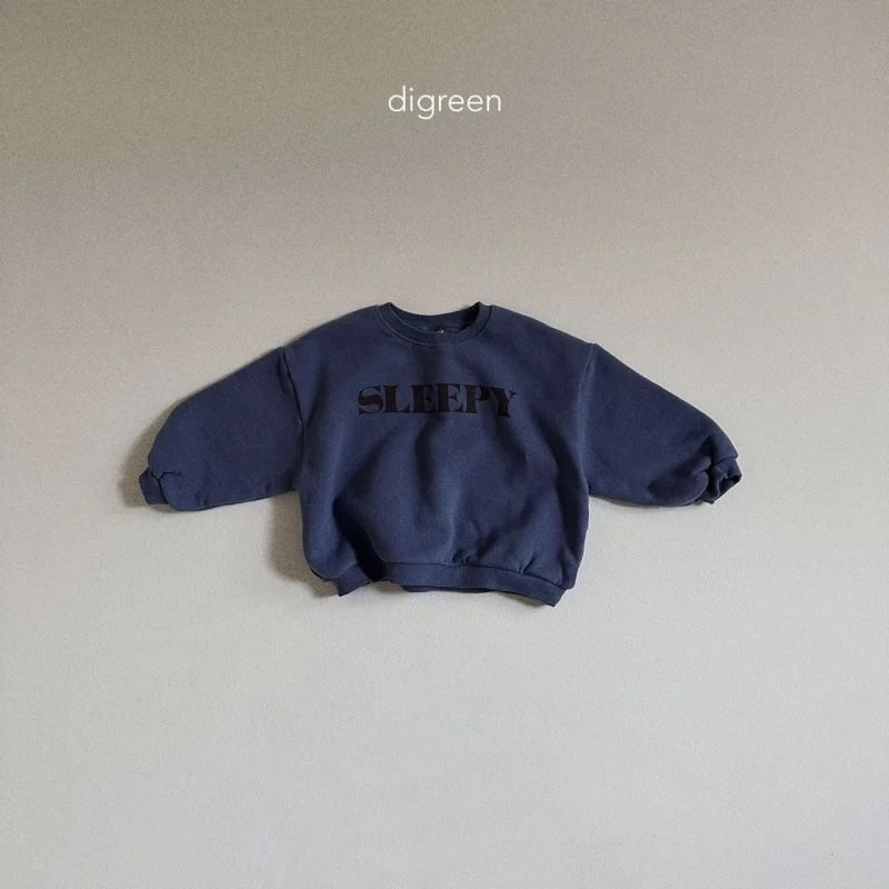 Digreen ディグリーン】 sleepyトレーナー(color:blue)【231101d