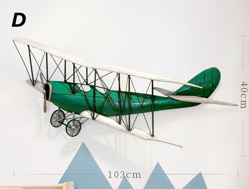 ウォール アート 飛行機 アンティーク調 おしゃれ かわいい 壁掛け