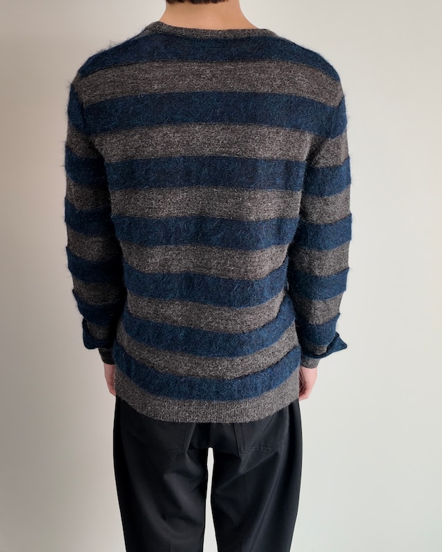 【COSTUME NATIONAL】dark tone border knit