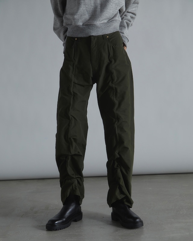 Wave Cotton Trousers(KHAKI)