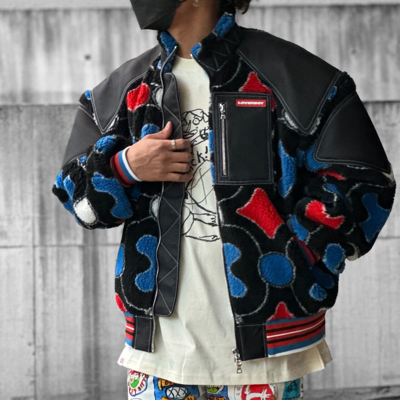 【CHARLES JEFFREY LOVERBOY】PATCH JACKET(MULTI) | AYIN