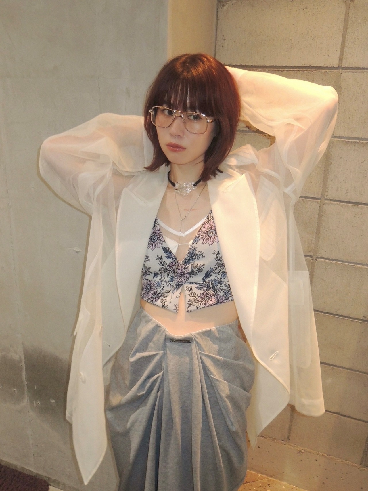 【25SS】PRANK PROJECT プランクプロジェクト / Bonded Tulle Jacket / ジャケット - 1