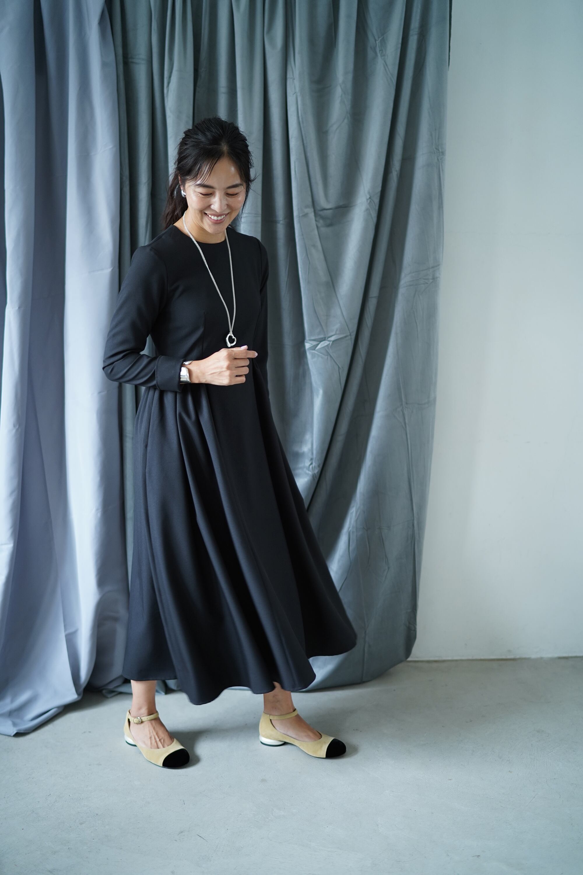 完売！the9shop everydaydress ブラック　ロングS