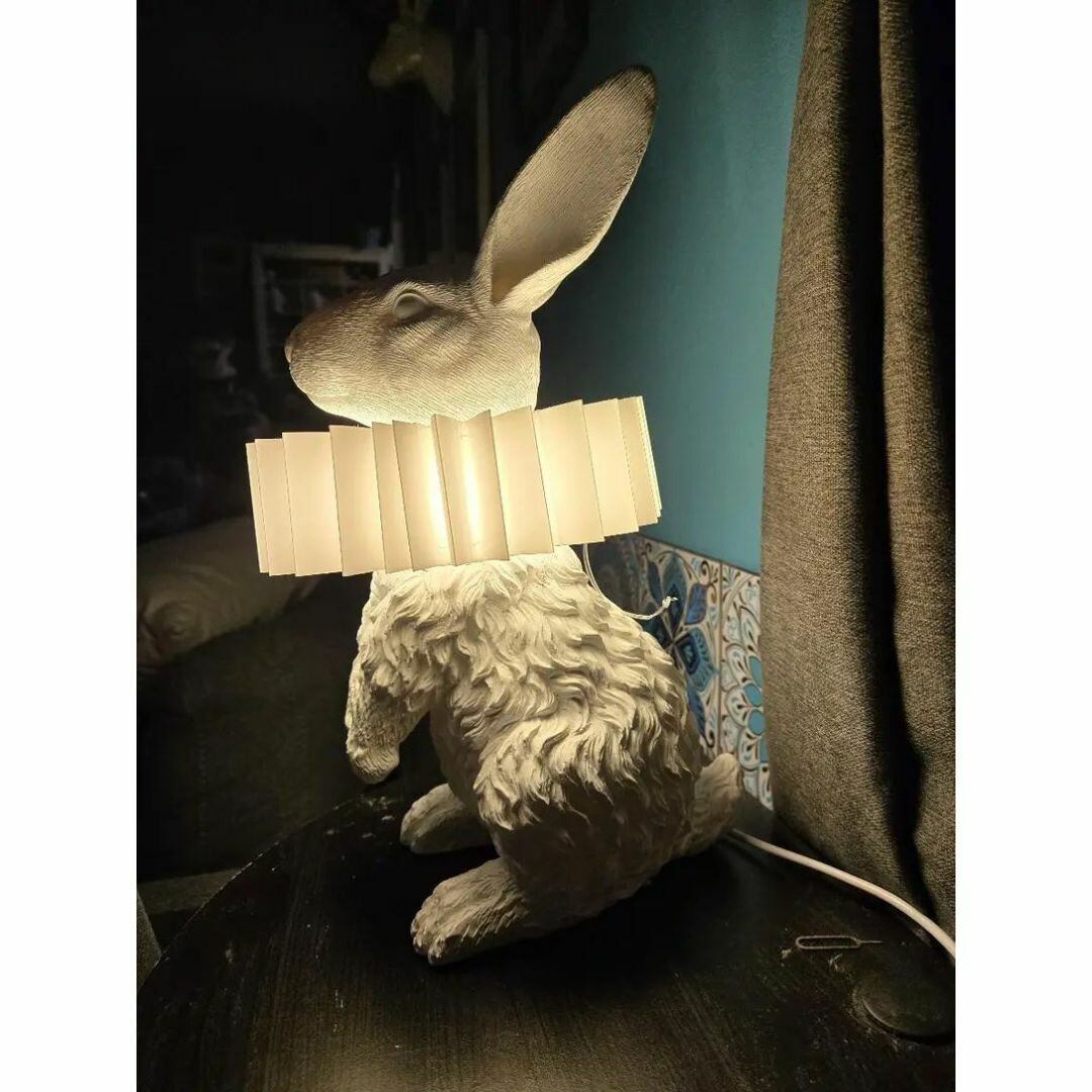 テーブルランプ デスクライト インテリアライト ランプシェード ウサギ