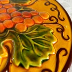 チーズプレート　ケーキ皿　ぶどう柄取っ手付き　ぶどう柄バルボティーヌ オードブル・プチガトーに 12twdz10