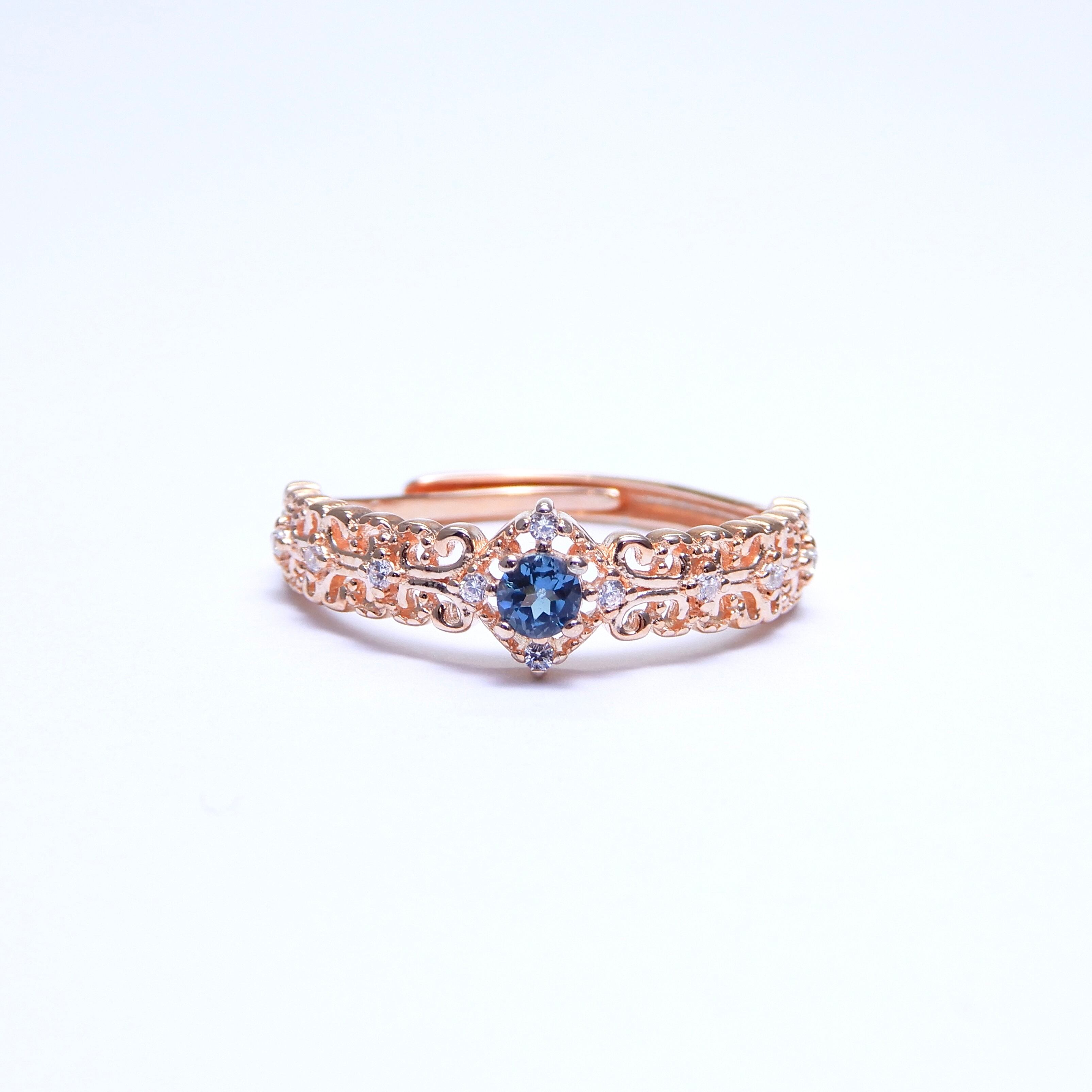 リング♦︎ロンドンブルートパーズ♦︎PGカラー《0019》