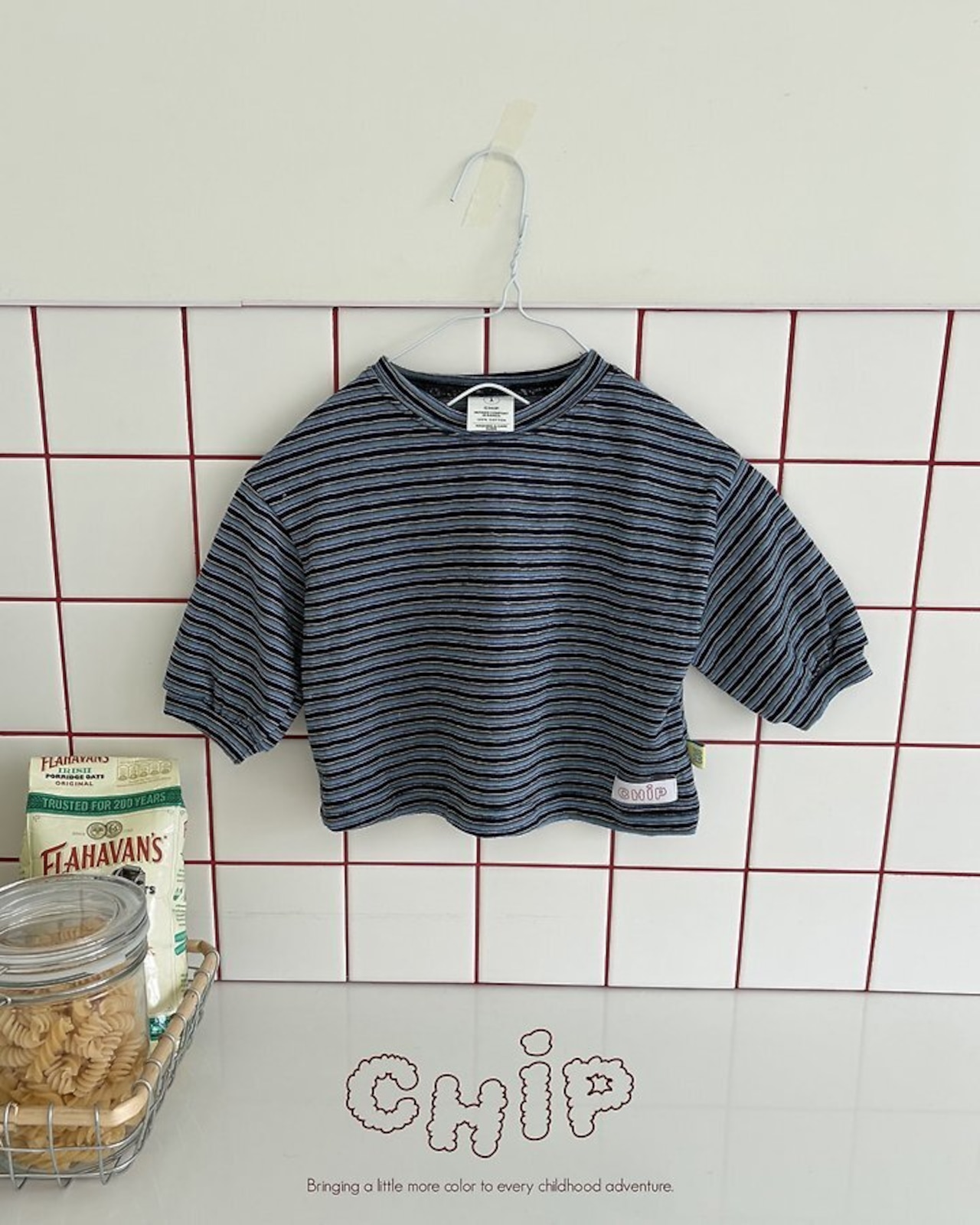 韓国子供服 / CHIP / 26Autumn / ボーダーTシャツ / 秋服 *1~4*