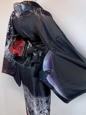 【即納品有】メンズ・レディース Rumi Rock × ヱヴァンゲリヲン新劇場版キモノ　月面基地　[ B580 C122 C123]