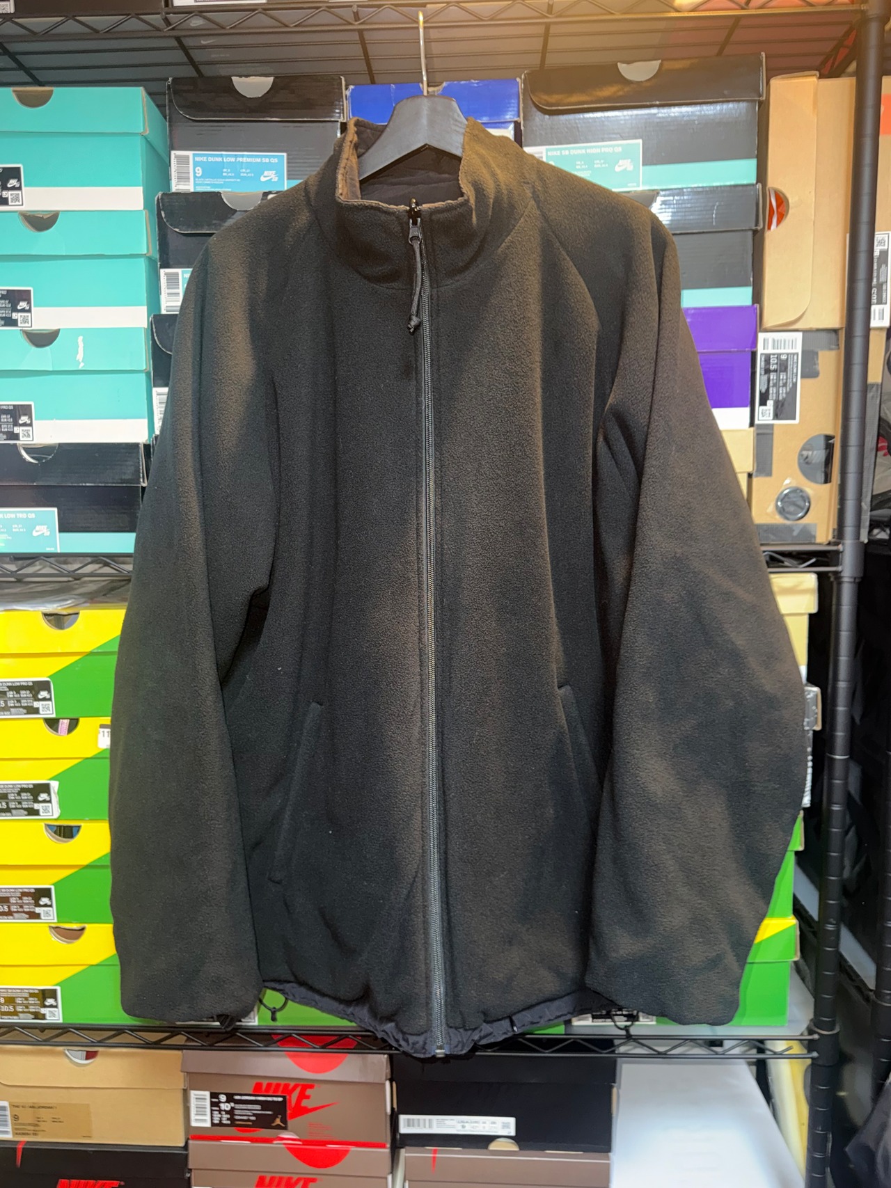 【SAMPLE】EARTH Nylon Fleece Jacket Black 【XLarge】